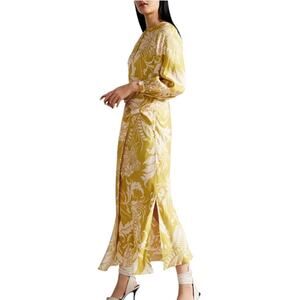 Ted Baker Yellow/White Floral Maxi Dress, Resort, Party Cruise, Sophisticated 16